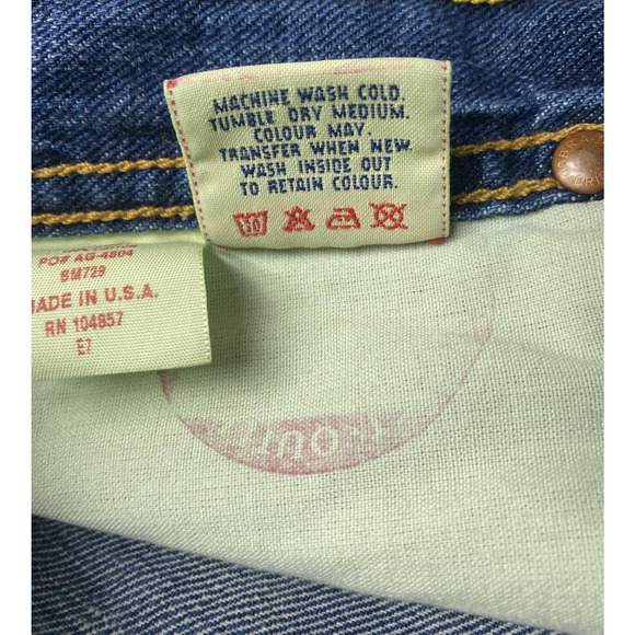 AG Adriano Goldschmied The Fillmore Jeans Mens 32x34 Blue Bootcut Denim USA - Picture 13 of 16